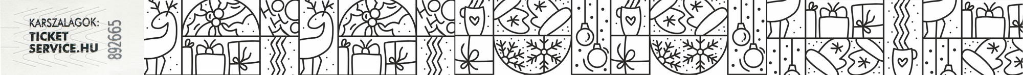 Adventi minták karszalag kiterítve