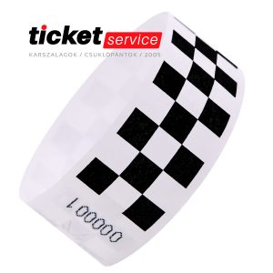 kockás tyvek karszalag