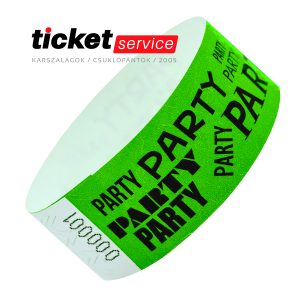 lime tyvek karszalag