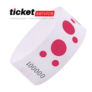 pöttyös tyvek karszalag