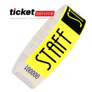 staff citrom tyvek karszalag