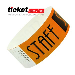 narancs tyvek karszalag