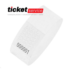 fehér tyvek karszalag