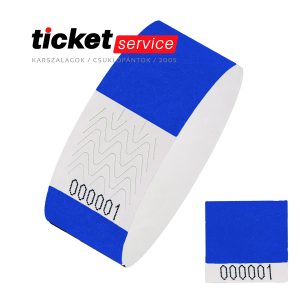 kék tőszelvényes tyvek karszalag