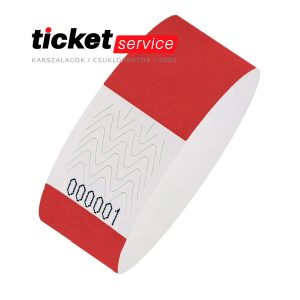 piros tyvek karszalag