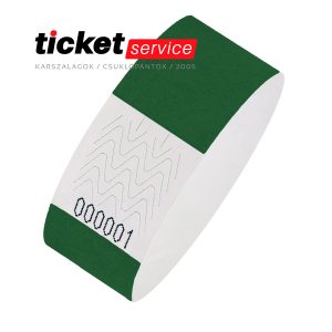 zöld tyvek karszalag