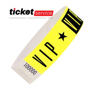 vip citrom tyvek karszalag